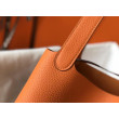 Borsa Tote Hermes Picotin Lock 18/22 Arancione Clemence Borsa Tote Hermes Picotin Lock 18/22 Arancione Clemence