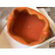 Borsa Tote Hermes Picotin Lock 18/22 Arancione Clemence Borsa Tote Hermes Picotin Lock 18/22 Arancione Clemence