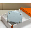 Borse Imitazioni Tote Hermes Picotin Lock 18/22 Azzurro Clemence