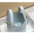 Borse Imitazioni Tote Hermes Picotin Lock 18/22 Azzurro Clemence