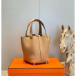 Imitazioni borse griffate Tote Hermes Picotin Lock 18/22 Marrone Clemence