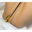 Imitazioni borse griffate Tote Hermes Picotin Lock 18/22 Marrone Clemence
