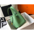 Borsa Tote Hermes Picotin Lock 18/22 Verde Clemence