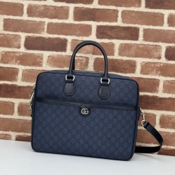 Riproduzione Fedele Gucci Borsa a tracolla media Ophidia uomo GG 792116 Marrone imitazioni