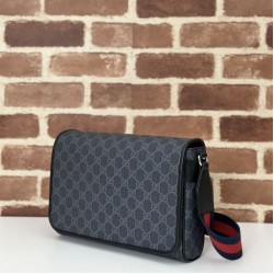 Qualità Specchio Replica Gucci Borse a tracolla GG uomo 792124 Nero Riproduzione Fedele Gucci Borse Replica a tracolla GG uomo 792124 Nero imitazioni