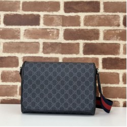 Riproduzione Fedele Gucci Borse Replica a tracolla GG uomo 792124 Nero imitazioni