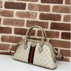 Qualità Specchio Replica Borsa piccola con manico superiore Gucci Ophidia 795249 beige Riproduzione Fedele Borsa piccola con manico superiore Gucci Ophidia 795249 beige imitazioni
