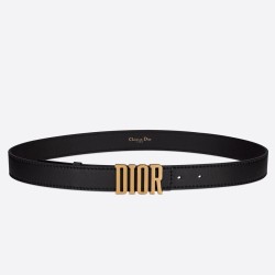 Riproduzione Fedele Dior D-Fence 30MM Cintura Nera imitazioni