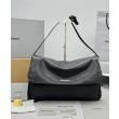 Balenciaga Grungy Medium Messenger Bag Nero