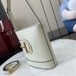 Borsa a secchiello mini Gucci 73 833665 Bianca