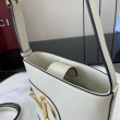 Borsa a secchiello mini Gucci 73 833665 Bianca