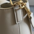 Borsa a secchiello piccola/media Celine Louise Bianco Pelle di vitello liscia