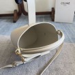 Borsa a secchiello piccola/media Celine Louise Bianco Pelle di vitello liscia
