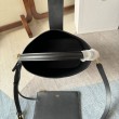 Qualità superiore replica a secchiello piccola/media Celine Louise Nero Pelle di vitello liscia