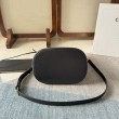 Qualità superiore replica a secchiello piccola/media Celine Louise Nero Pelle di vitello liscia