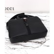 Borsa a tracolla media Gucci con Web 816757 Nero