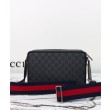 Borsa a tracolla media Gucci GG 822072 Nero