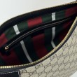 Borsa a tracolla media Gucci GG Emblem 815217 nero
