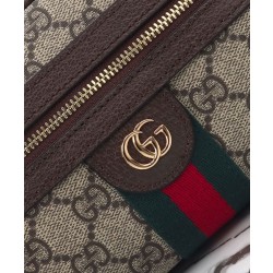 Borse Imitazioni a tracolla mini Gucci Ophidia 816359 Caffè scuro