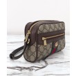 Borse Imitazioni a tracolla mini Gucci Ophidia 816359 Caffè scuro