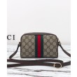 Borse Imitazioni a tracolla mini Gucci Ophidia 816359 Caffè scuro