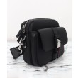 Borsa a tracolla piccola Gucci con Web 816751 Nero
