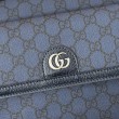 Borsa a tracolla piccola Gucci Ophidia da uomo 802170 blu scuro