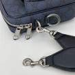 Borsa a tracolla piccola Gucci Ophidia da uomo 802170 blu scuro