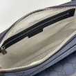 Borsa a tracolla piccola Gucci Ophidia da uomo 802170 blu scuro
