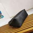 Borsa a tracolla Prada con logo triangolare nero