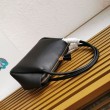 Borsa a tracolla Prada con logo triangolare nero