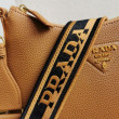 Borsa a tracolla Prada Granata Marrone Borsa a tracolla Prada Granata Marrone