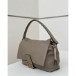 Borsa baguette media Fendi Mamma Nappa grigio