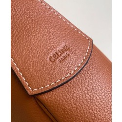 Borsa Celine Heloise Supple Pelle di vitello color caffè