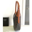 Borsa Celine Heloise Triomphe Caffè