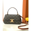 Borsa Celine Teen Celine Lola Triomphe Caffè