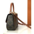 Borsa Celine Teen Celine Lola Triomphe Caffè