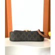 Borsa Celine Teen Celine Lola Triomphe Caffè
