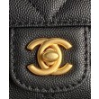 Borsa Chanel Mini Flap con manico superiore AS5164 Nero