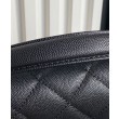 Borsa Chanel Mini Flap con manico superiore AS5164 Nero