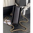 Borsa Chanel Mini Flap con manico superiore AS5164 Nero
