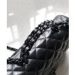 Bora Pari all'originale replica Chanel Mini Flap con manico superiore AS5243 Nero