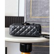 Bora Pari all'originale replica Chanel Mini Flap con manico superiore AS5243 Nero