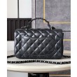 Bora Pari all'originale replica Chanel Mini Flap con manico superiore AS5243 Nero