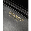 Bora Pari all'originale replica Chanel Mini Flap con manico superiore AS5243 Nero