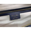Borsa D-Journey piccola/media Dior Oblique Jacquard blu