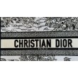 Borsa Dior Dior Book Tote media ricamata con motivo Dior Around the World multicolore