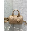 Borsa Dior Groove 20 Macrocannage Marrone