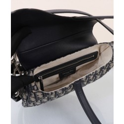 Borsa Dior Saddle con tracolla Blu scuro