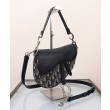 Borsa Dior Saddle con tracolla Blu scuro